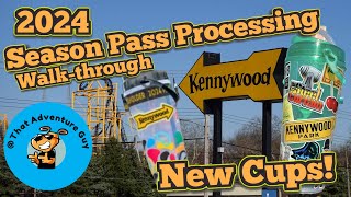 Kennywood Season Pass Processing 2024 Thoughts on the new cups and other surprises Adventure  48 [upl. by Icat]