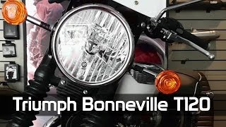 Triumph Bonneville T120  Complete Review [upl. by Trust971]