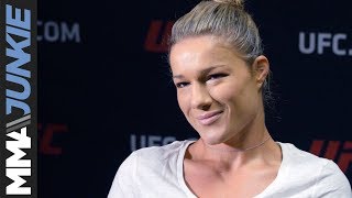 UFC 223 Felice Herrig full prefight interview [upl. by Ancelin]