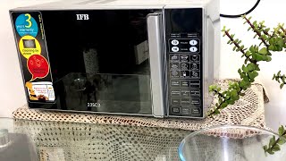 How to use IFB 25 liter convection double grill microwave 25DGSC1 full demo [upl. by Giavani565]