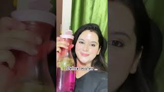 Detox Water for glowing skin glassskinathome beauty explore taarifien❤️ [upl. by Humble691]