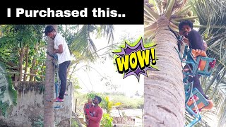 Coconut Tree Climbing machine  govinds thought [upl. by Louie868]