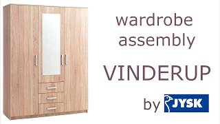 JYSK VINDERUP warderobe assembly [upl. by Annavoeg856]