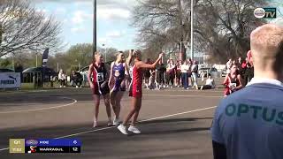 GippslandFNLNetball SemiFinalMoevsWarragul [upl. by Ycniuq965]