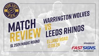 Warrington vs Leeds Match Review Panel [upl. by Thant]