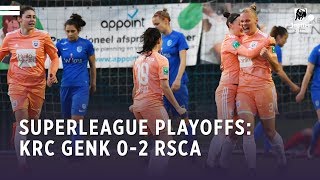 Superleague Playoffs KRC Genk 02 RSCA [upl. by Gan]