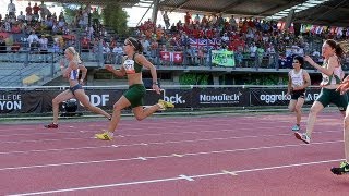 Athletics  womens 100m T13 final  2013 IPC Athletics World Championships Lyon [upl. by Eninaej]