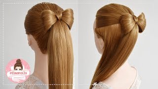 PEINADOS FACILES con TRENZAS LAZO para NIÑAS [upl. by Eojyllib205]