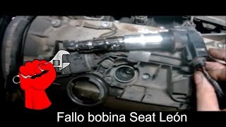 Fallo bobina Seat León  El coche da tirones [upl. by Aynot790]