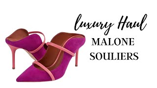 Malone Souliers Maureen Unboxing Mini Luxury Haul 2021  SweetMoLuxe [upl. by Berky]