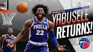 Yabusele Joins the 76ers A GameChanger for Philadelphia gureshon yabusele dunk on lebron l [upl. by Gentes]