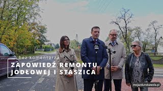 10102024  zapowiedź remontu Jodłowej i Staszica [upl. by Etnahsal]