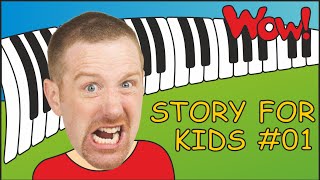 Story for Kids from Steve and Maggie 01  English for Children  Kids TV [upl. by Lilybel]