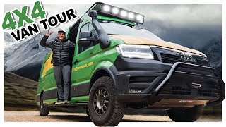 Así es una FURGONETA 4X4 CAMPER Van Tour [upl. by Gmur]