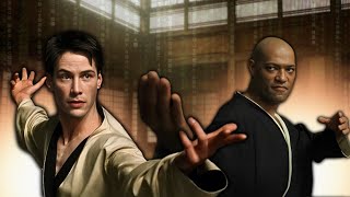 Neo vs Morpheus  The Matrix  EPIC Fight [upl. by Leitao409]