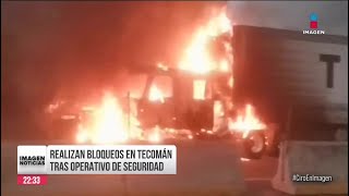 Operativo de autoridades provoca narcobloqueos en Tecomán Colima  Ciro Gómez Leyva [upl. by Yelsgnik970]