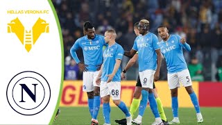 Hellas Verona vs Napoli  Extended Highlights amp All Goals 2024 HD [upl. by Annoj]