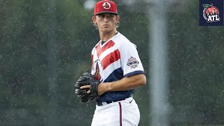 Top Prospect Hurston Waldrep strikes out 11 as Braves call up looms [upl. by Jesus]