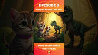 Woofy and Meowsha’s Time Travel 🐶🐱🕒🚀 Mini Tales Ep 3 [upl. by Andy]