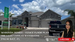 Maronda Homes — Venice Floor Plan Model Tour — Courtyards at Waterstone [upl. by Myca704]