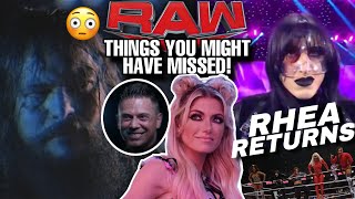 BO DALLAS HARSH WARNING RHEA RIPLEY RETURNS ALEXA BLISS TEASES SETH ROLLINS SAYS NO WWE RAW [upl. by Atiuqin583]