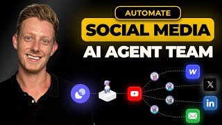 Build an AI Agent Social Media Team  NoCode Guide [upl. by Anirba]