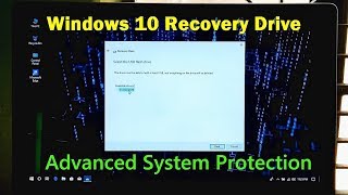 How to Create a Windows 10 Recovery Drive for Advanced System Protection [upl. by Annehsat284]