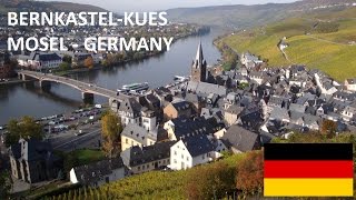 BernkastelKues in Mosel Germany  German Moselle Valley  Wine Tourism travel video Deutschland [upl. by Eri]