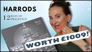 HARRODS FRAGRANCE ADVENT CALENDAR UNBOXING 2023 [upl. by Ottilie]