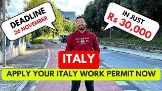 ITALY WORK PERMIT 2023  FULL APPLICATION PROCESS  DECRETO FLUSSI [upl. by Nayab]