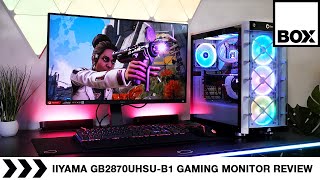 iiyama GMaster GB2870UHSU B1 28quot HDMI 21 Gaming Monitor Review [upl. by Dranik]