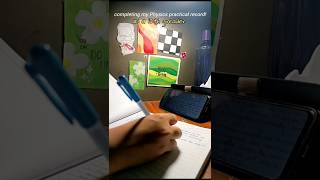 Physics practical ka last record checking🥲fypシ゚viral study minivlog shortvideos [upl. by Efthim]