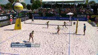 AVP  Womens Highlights  2015 St Pete Grand Slam [upl. by Salvay]