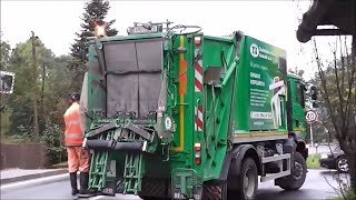 Benne à Ordures Haller X2c  Camion Poubelles Garbage Truck Müllabfuhr Vuilniswagen [upl. by Atiuqrahs]