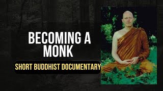 Becoming a Monk  Short Buddhism Documentary 1985  Ajahn Sumedho [upl. by Retep]