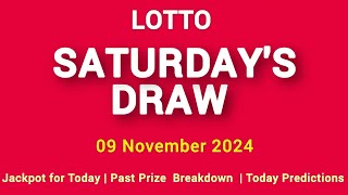 The national lottery lotto draw for saturday 09 November 2024 [upl. by Goddard649]