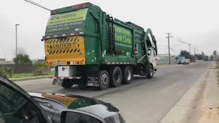 3 garbage trucks entering the transfer station [upl. by Rehportsirhc]