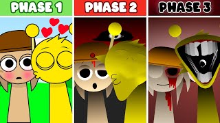 All Reactions and Phases of Simon amp Tunner KISSING In Incredibox Sprunki Sinner Edition [upl. by Hadeehsar677]