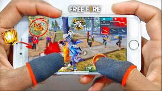 Iphone 6 Free Fire Gameplay test full max settings HUDDPI MACRO 1 gb ram🤯2016 in2024 [upl. by Valonia414]