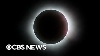 2024 solar eclipse darkens sky for millions across US  Special Report [upl. by Philbert]