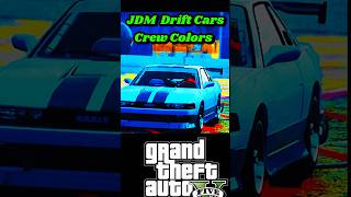 2024 🔥 GTA 5 Two JDM Crew Colors with HEX Codes [upl. by Tatiana697]