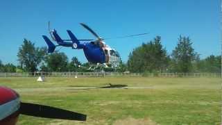 Helicopter Downwash  Lingayen Airport [upl. by Nirtiac]