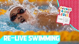 RELIVE  Day 03 Swimming  Youth Olympic Games 2018  Buenos Aires [upl. by Nilcaj]