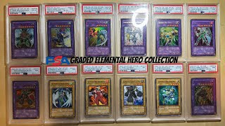 My COMPLETE PSA Graded Elemental Hero Collection 🔥 [upl. by Eelak]