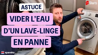 Vider l’eau d’un lavelinge 🙌 tutorial tips [upl. by Lahsram932]