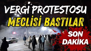 Vergi Protestosu Halk Meclisi Bastı [upl. by Ttenneb]