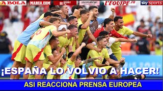 🔥 ASI REACCIONA PRENSA EUROPEA a CLASICIACION a la FINAL de ESPAÑA en FUTBOL JUEGOS OLIMPICOS 2024 [upl. by Ihcalam]