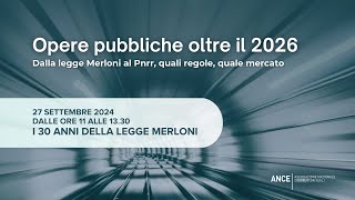 Opere pubbliche oltre il 2026 [upl. by Bully441]