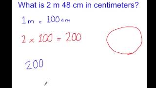 Converting Meters to Centimeters [upl. by Malan281]