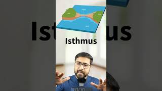 Strait vs Isthmus isthmus strait upscmapping shorts trending geography pcs mapping iaspre [upl. by Analem]